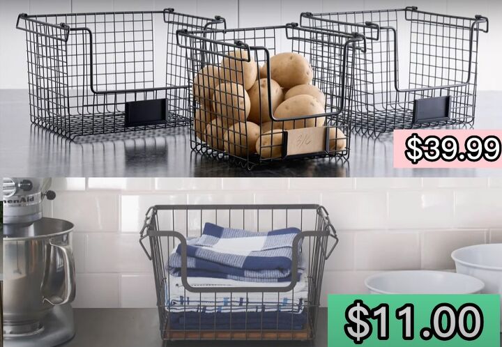 13 unbelievable pottery barn dupes you can find at walmart, Utility baskets