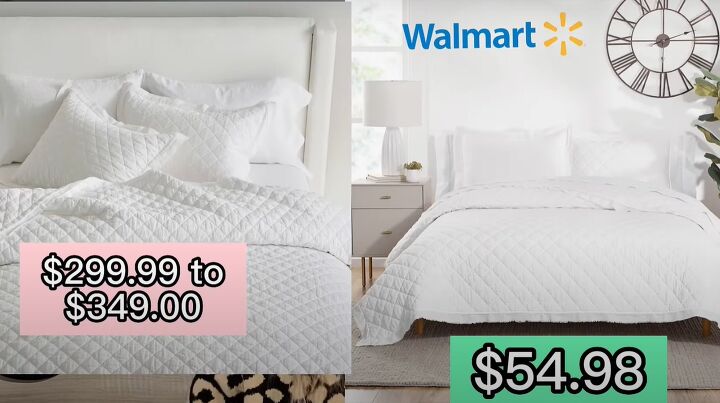 13 unbelievable pottery barn dupes you can find at walmart, Walmart vs Pottery Barn bedding