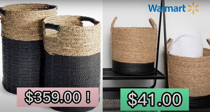 13 unbelievable pottery barn dupes you can find at walmart, Basket price comparison