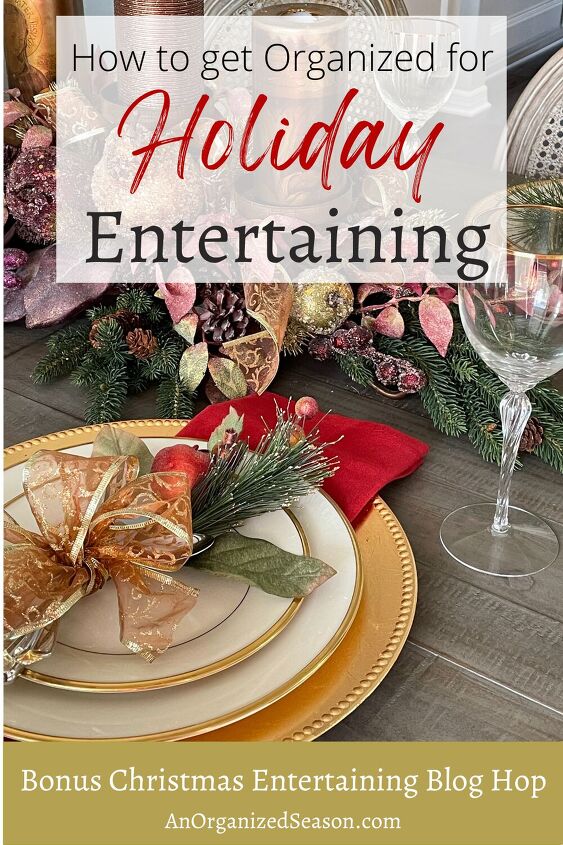 how to get organized for holiday entertaining