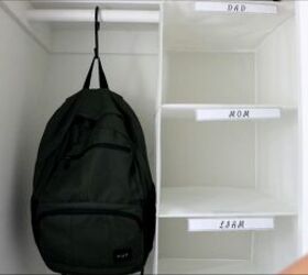 7 different ways to organize your home using s hooks, Hanging bags and backpacks with S hooks