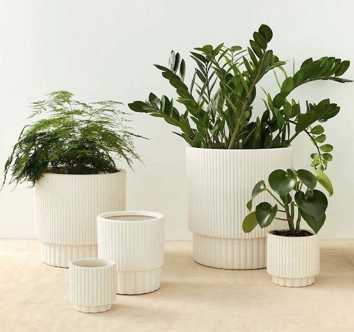 3 colorful diy dollar tree planters to brighten your home, West Elm planters