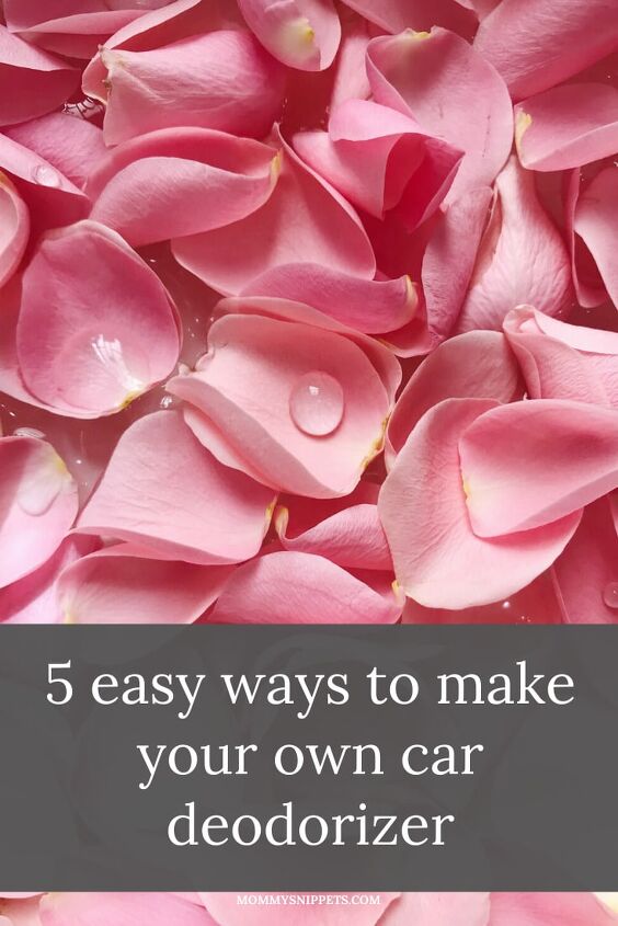 5 easy ways to make your own car deodorizer