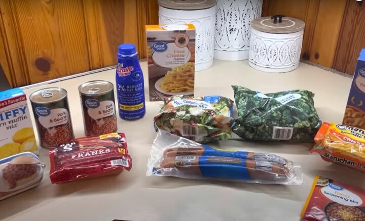 4 extreme budget meals for a family of 4 cook dinner for 5 or less, Groceries for the extreme budget meals
