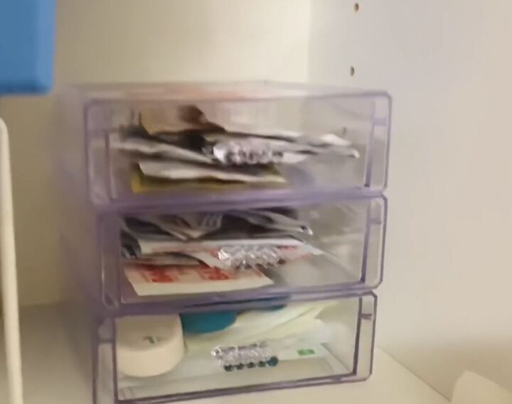 15 dollar tree storage ideas organization hacks for small spaces, First aid drawers