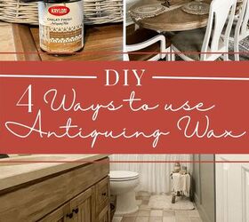 5 creative ways to use antiquing wax in your home, Use Antiquing Wax