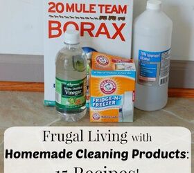frugal living with homemade cleaning products, Frugal Living with Homemade Cleaning Products Here are 15 recipes to use in your Kitchen bathroom laundry and more These are both natural and frugal homemade cleaning products happydealhappyday com