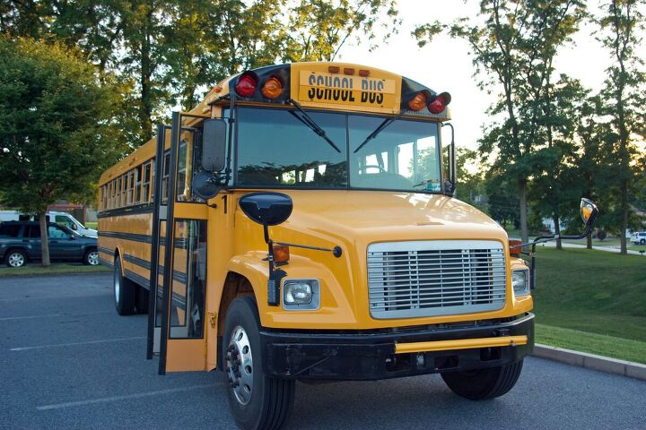 take a tour of this cool creative diy school bus camper, Yellow school bus