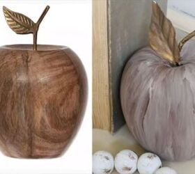 5 amazing diy kirkland dupes made using items from dollar tree, Kirkland wooden apple dupe