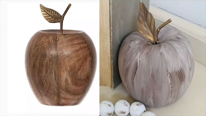 5 amazing diy kirkland dupes made using items from dollar tree, Kirkland wooden apple dupe
