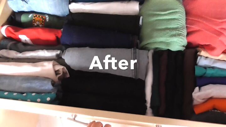 what is the konmari method of tidying up does it work, Drawers after folding