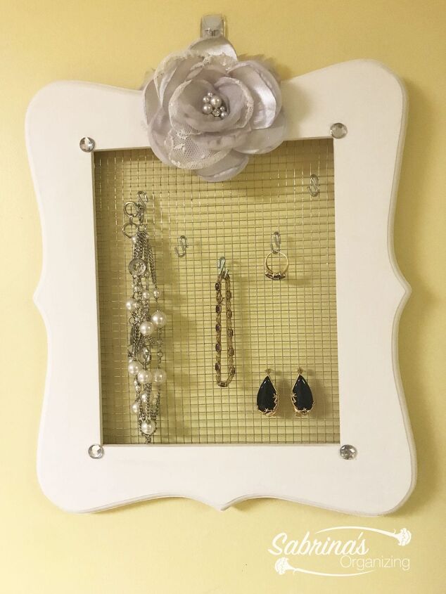 places to donate jewelry you do not want, HOW TO MAKE A NECKLACE ORGANIZER PICTURE FRAME