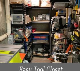 easy tool closet organization to create more storage space, easy tool closet organization to create more storage space featured image