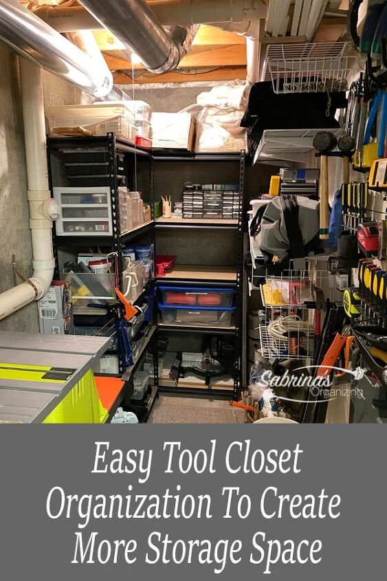 easy tool closet organization to create more storage space, easy tool closet organization to create more storage space featured image