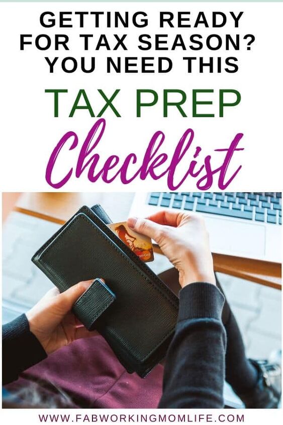 get organized for tax season, Getting ready for tax season you need this tax prep checklist