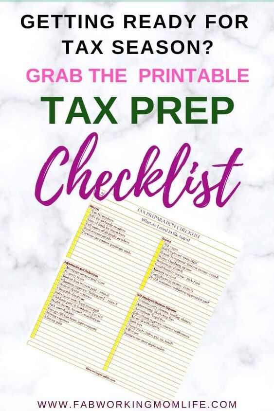 get organized for tax season, Getting ready for tax season grab the printable tax prep checklist