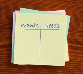 what is the difference between a wants vs needs mindset, Wants vs needs