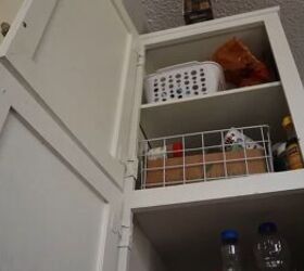 small pantry organization how to make your pantry more functional, Using storage items in the pantry