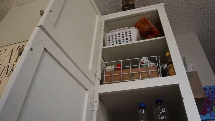 small pantry organization how to make your pantry more functional, Using storage items in the pantry