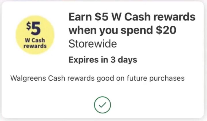 can you use walgreens cash on a spend deal, Why use Walgreens cash on a spend deal