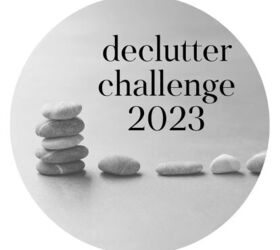 declutter checklist for kitchen laundry room, Round Logo for Declutter Challenge for 2023