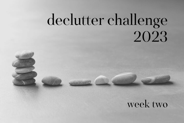 declutter checklist for kitchen laundry room, 2023 Declutter Challenge Logo