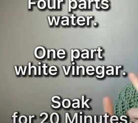 how to save money on grocery shopping in 5 simple steps, How to make a vinegar water rinse