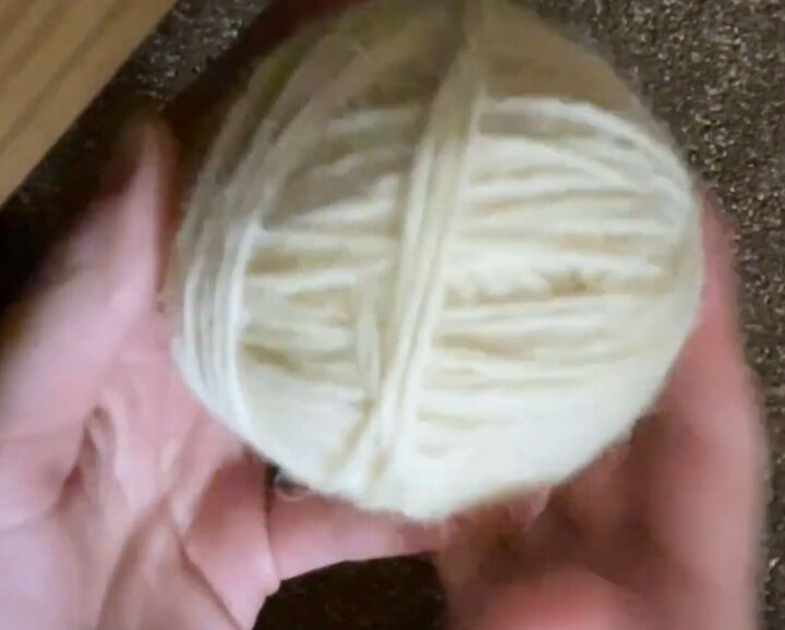 how to easily make homemade dryer balls a natural alternative, Making balls out of yarn