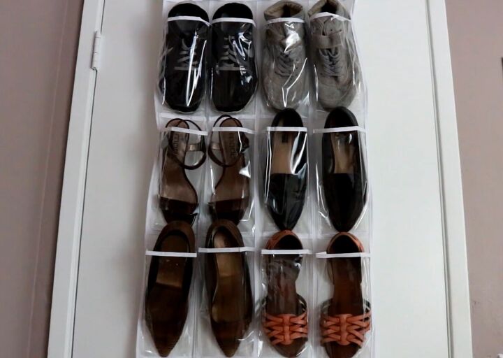 7 creative ways to use over the door shoe organizers in your home, Storing shoes