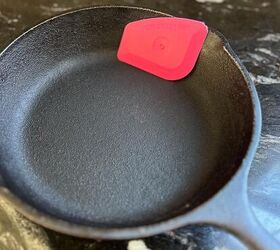 over 30 cleaning tools that make life easier, Lil Chizler scraper in cast iron pan