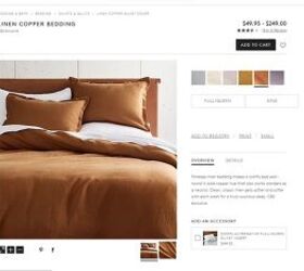 2 effective cb2 dupes you can easily diy on a budget, CB2 linen bedding