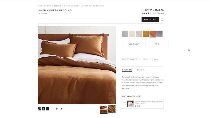 2 effective cb2 dupes you can easily diy on a budget, CB2 linen bedding