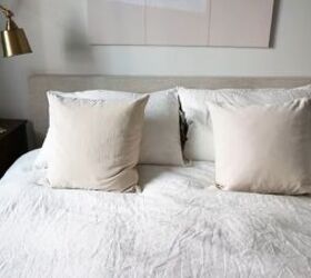 2 effective cb2 dupes you can easily diy on a budget, IKEA white linen bedding