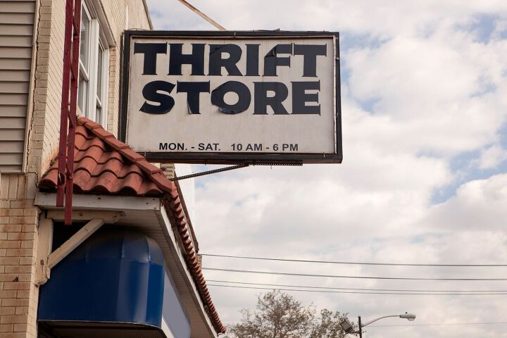 thrift with me how to shop at thrift stores for home decor, Shopping at thrift stores