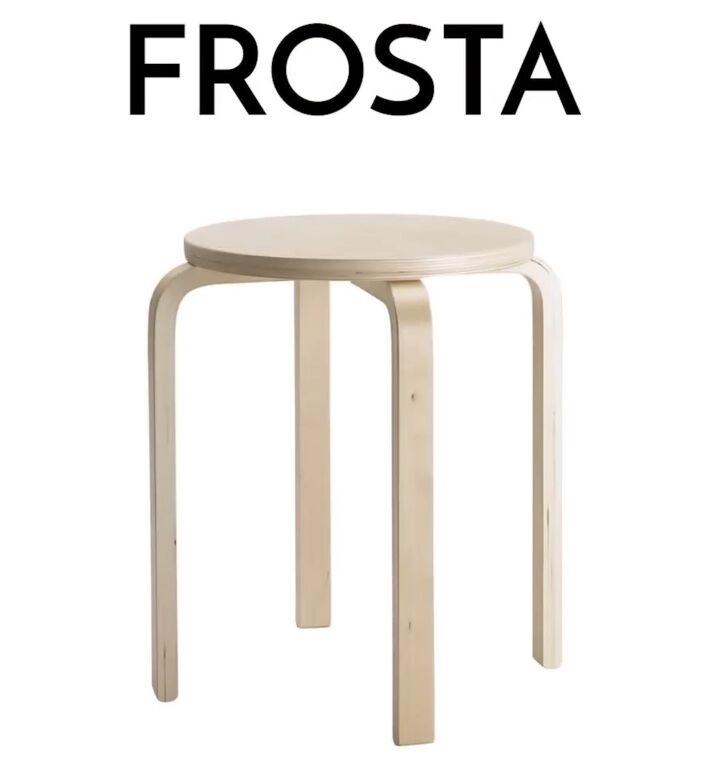 the 30 best ikea products that top designers swear by, FROSTA stool