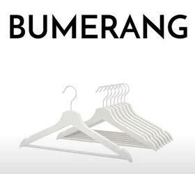 the 30 best ikea products that top designers swear by, BUMERANG white clothes hangers