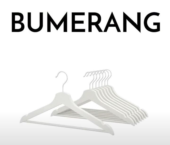 the 30 best ikea products that top designers swear by, BUMERANG white clothes hangers