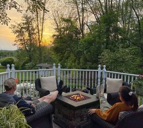 7 mistakes to avoid when designing a backyard living space, backyard living on the lower deck at sunset
