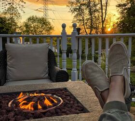 7 mistakes to avoid when designing a backyard living space, Outdoor Living Space on Deck at Sunset
