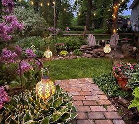 5 budget friendly ways to landscaping for curb appeal, Lilac by the Fire Pit Garden