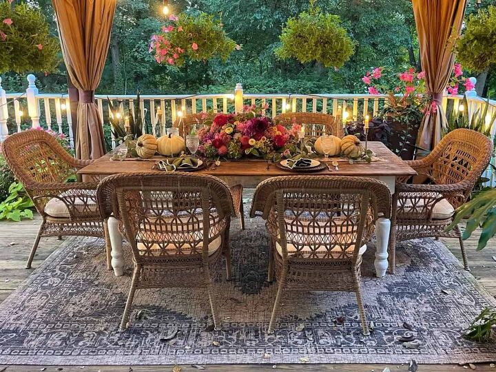 7 mistakes to avoid when designing a backyard living space, how to set a cozy fall harvest table