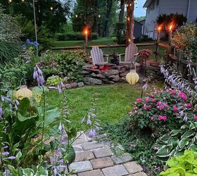 7 mistakes to avoid when designing a backyard living space, fire pit fall home tour