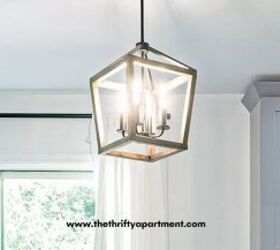 15 easy home makeover ideas you can do on a tight budget, farmhouse style light fixture