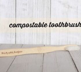 my zero waste oral care routine homemade recipes, Compostable toothbrush
