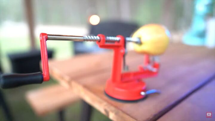 7 homestead must haves to make homestead living much easier, How to use an apple peeler