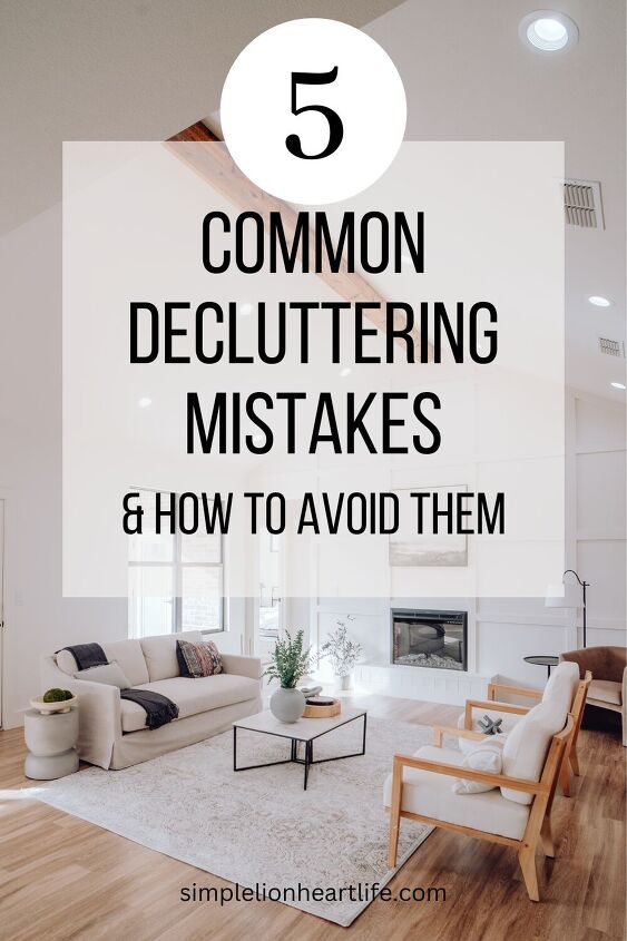 5 common decluttering mistakes and how to avoid them, Photo by Bailey Alexander on Unsplash