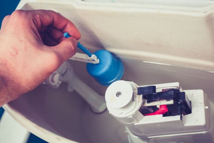 the best ways to easily fix your leaking toilet tank, Problem Solution 2 Flush Valve Outlet Leak