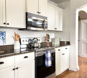 25 simple ideas for how to declutter your kitchen, Kitchen Cabinets Painted SW Alabaster