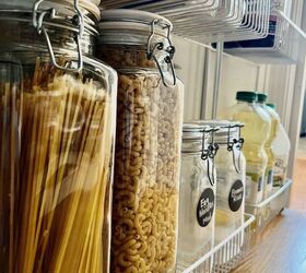 25 simple ideas for how to declutter your kitchen, Sealed Jars for Pantry