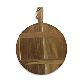 how to accessorize a kitchen 20 easy decor tips, Round Acacia Wood Cutting Board
